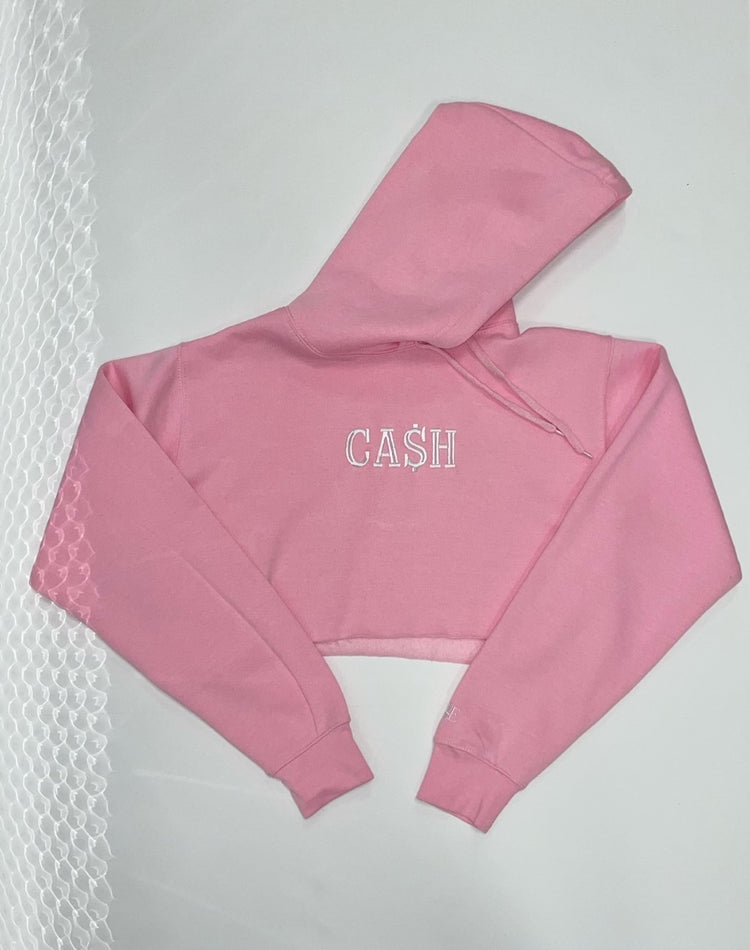 Crop Top Hooded Sweatshirts