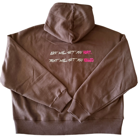 “Life Lessons” Zip down Hoodie