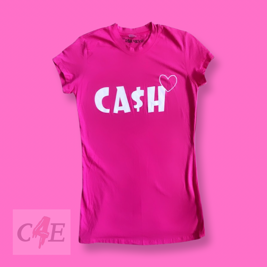 Hot Girl Pink Ca$h “Open Heart” T-shirt